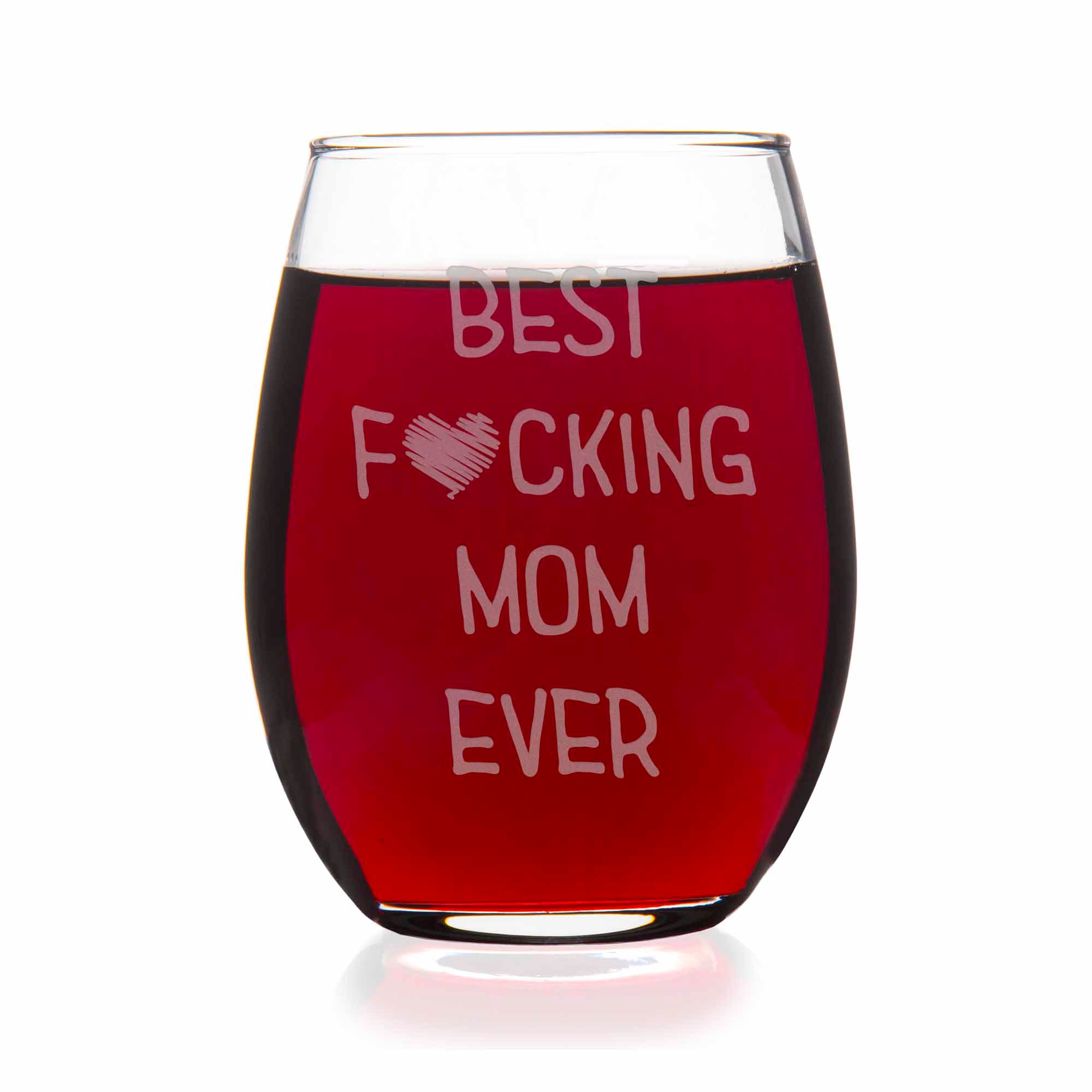 Best Fing Mom Ever Stemless Wine Glass - Stemless Wine Glass, Birthday  Present, Gifts For Women, Gift For Her, Funny Mom Gift, Mom Gift Ideas, Mom  Gift, Gift For Mom – LOL Glass