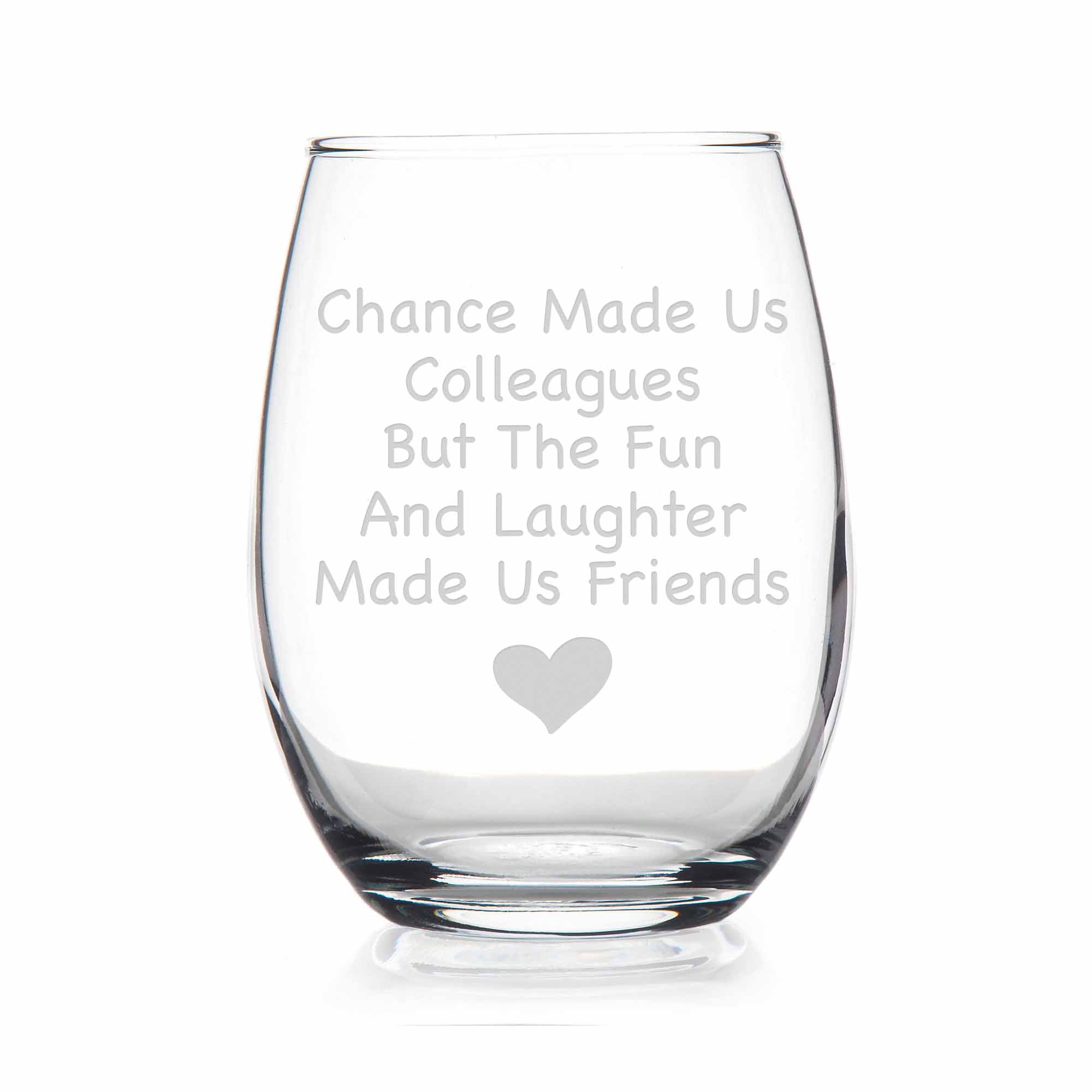 Chance Made Us Coworkers Personalized Wine Tumbler For Coworker