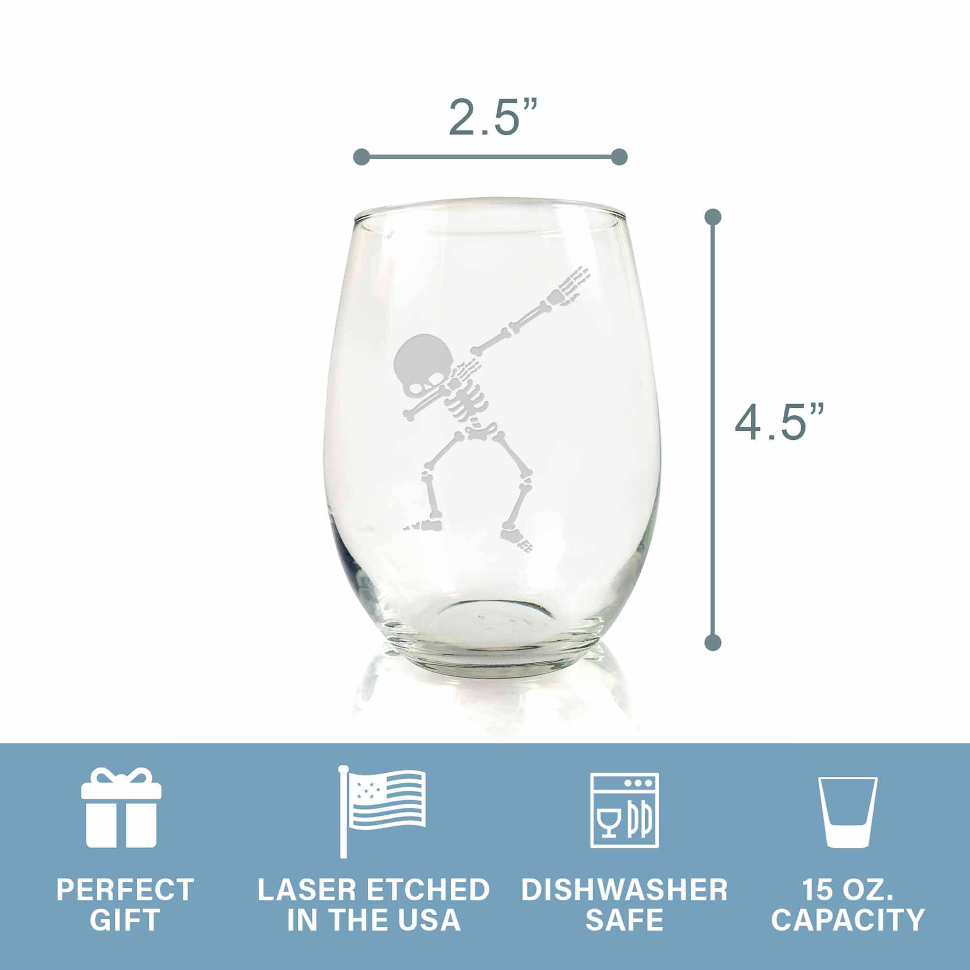 Skeleton Wine Glasses