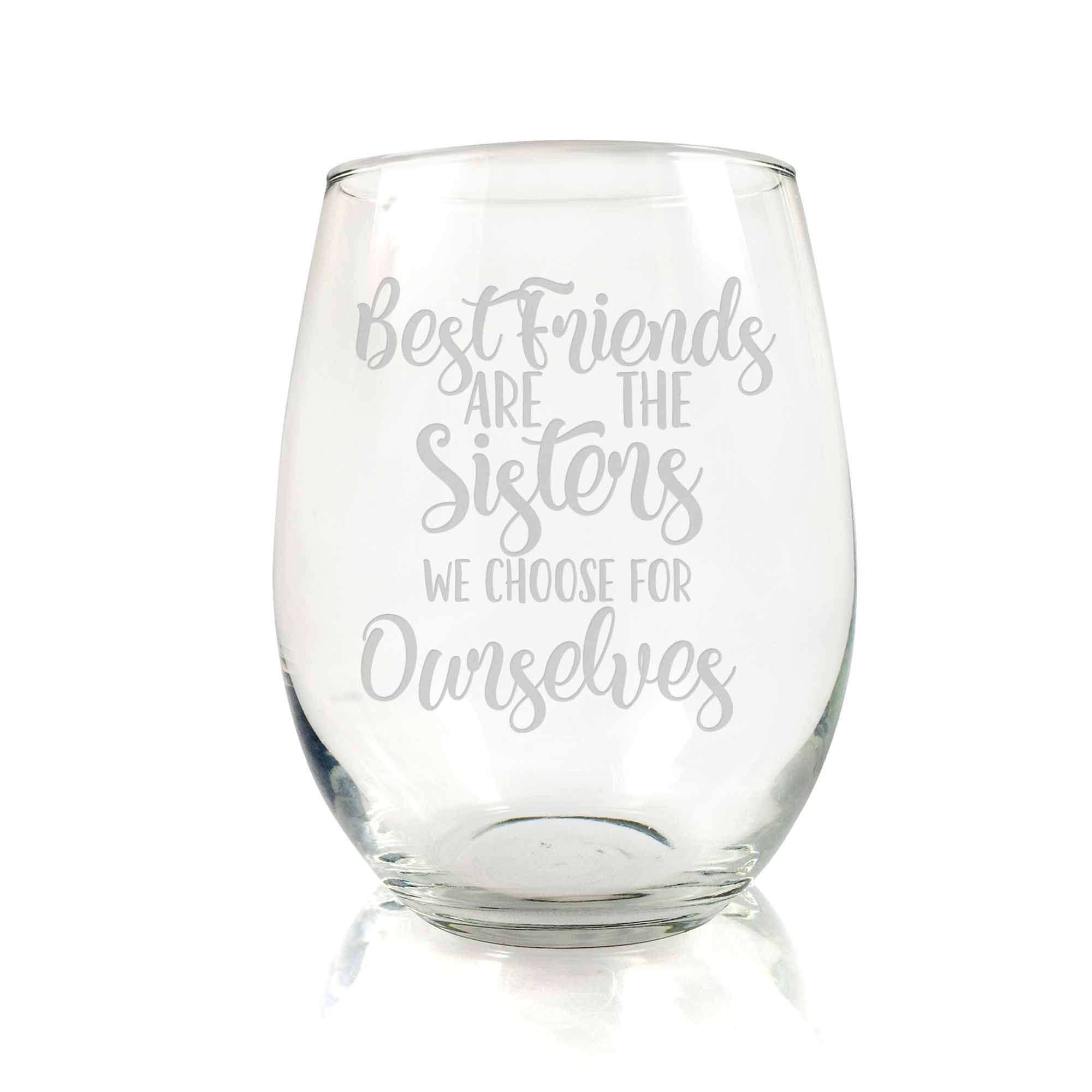 Best Friend Gift, Stemless Wine Mug & Insulated Wine Tumbler - Driftless  Studios