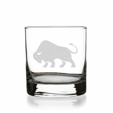 Bison Round Rocks Glass