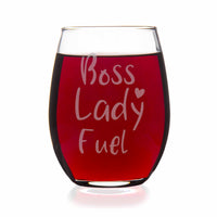 Boss Lady Wine Glass – ENJ Classy Creations LLC