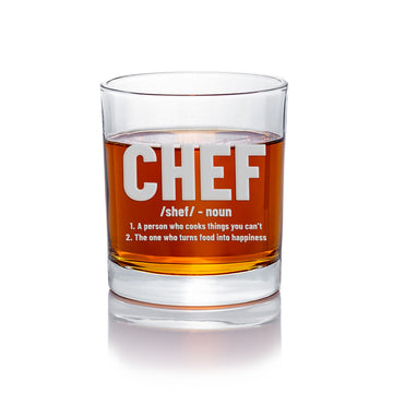 Chef Definition Round Rocks Glass