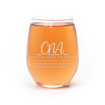 Cna Definition Stemless Wine Glass