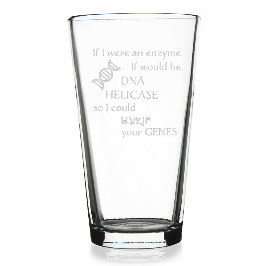 Genetics DNA Biology Teacher Pint Glass