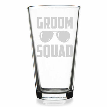 Groom Squad Pint Glass