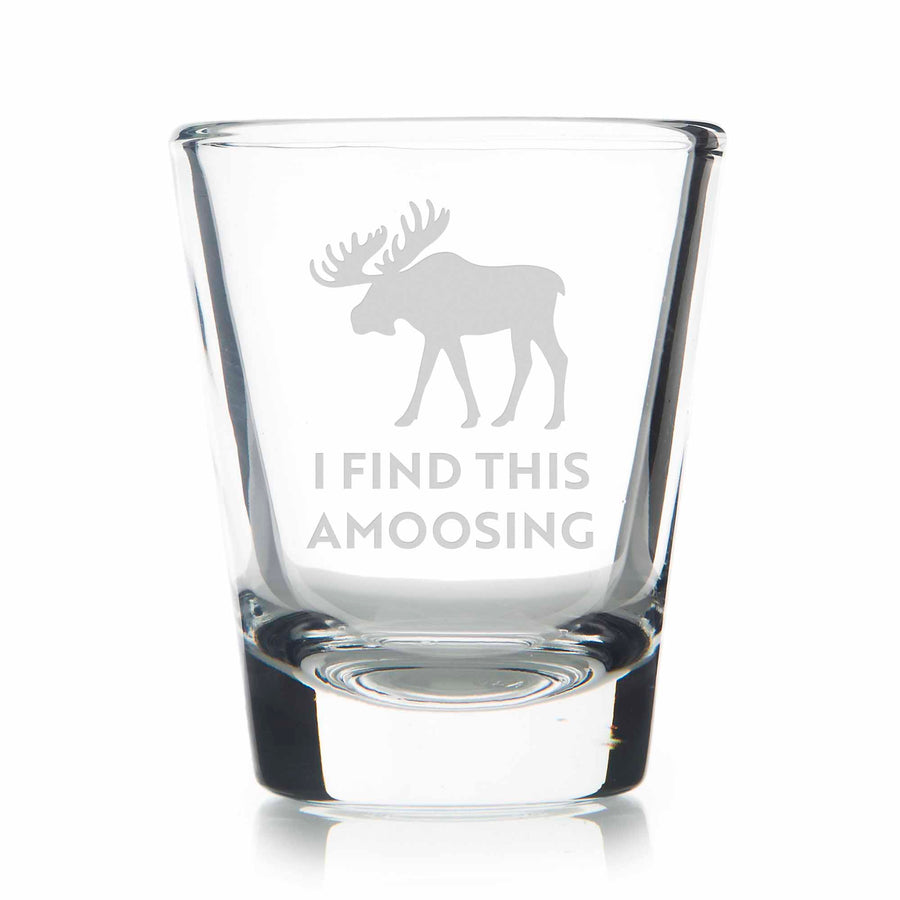 I Find This Amoosing Standard Shot Glass