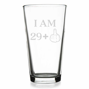 Im 29 Plus Male Pint Glass