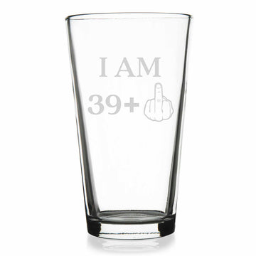 Im 39 Plus Male Pint Glass