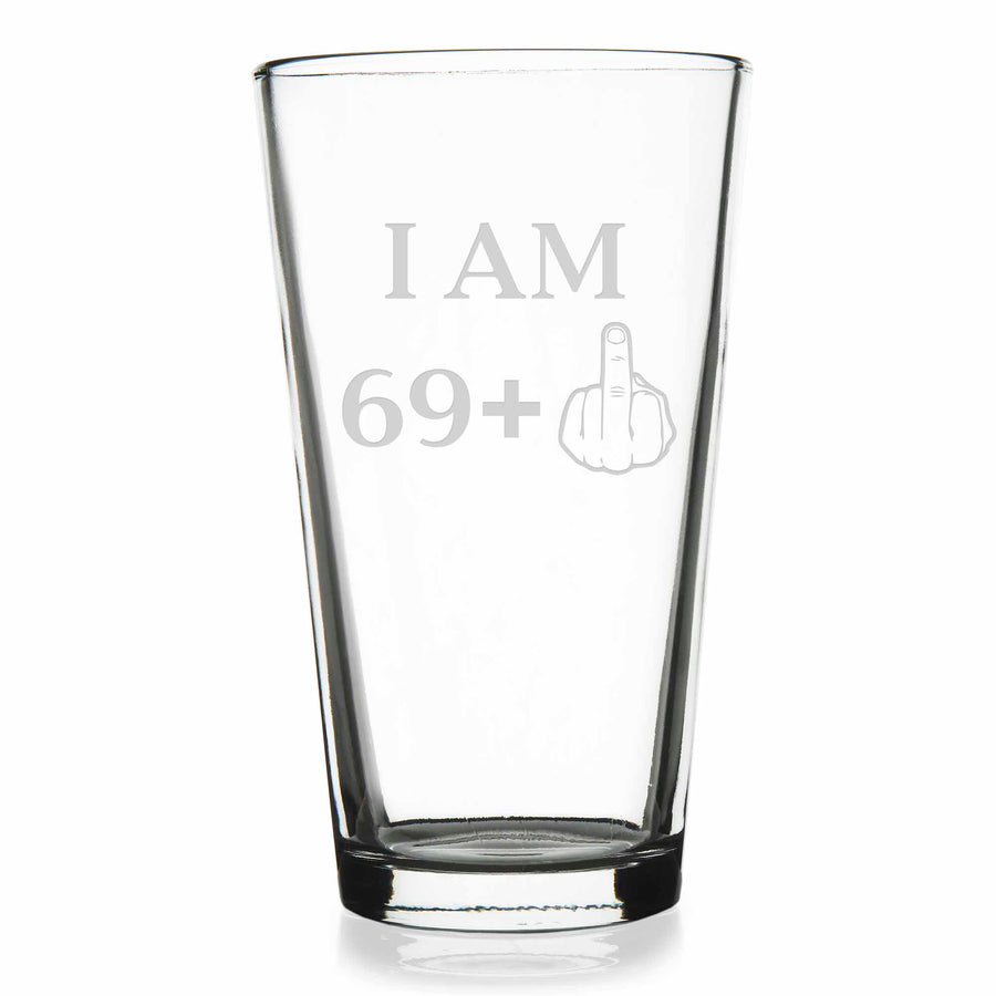 Im 69 Plus Male Pint Glass
