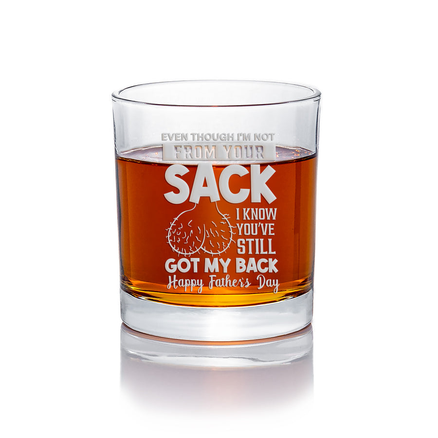 Not From Your Sack Round Rocks Glass