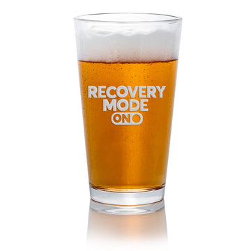Recovery Mode On Pint Beer Glass