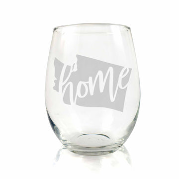 Washington State Stemless Wine Glass