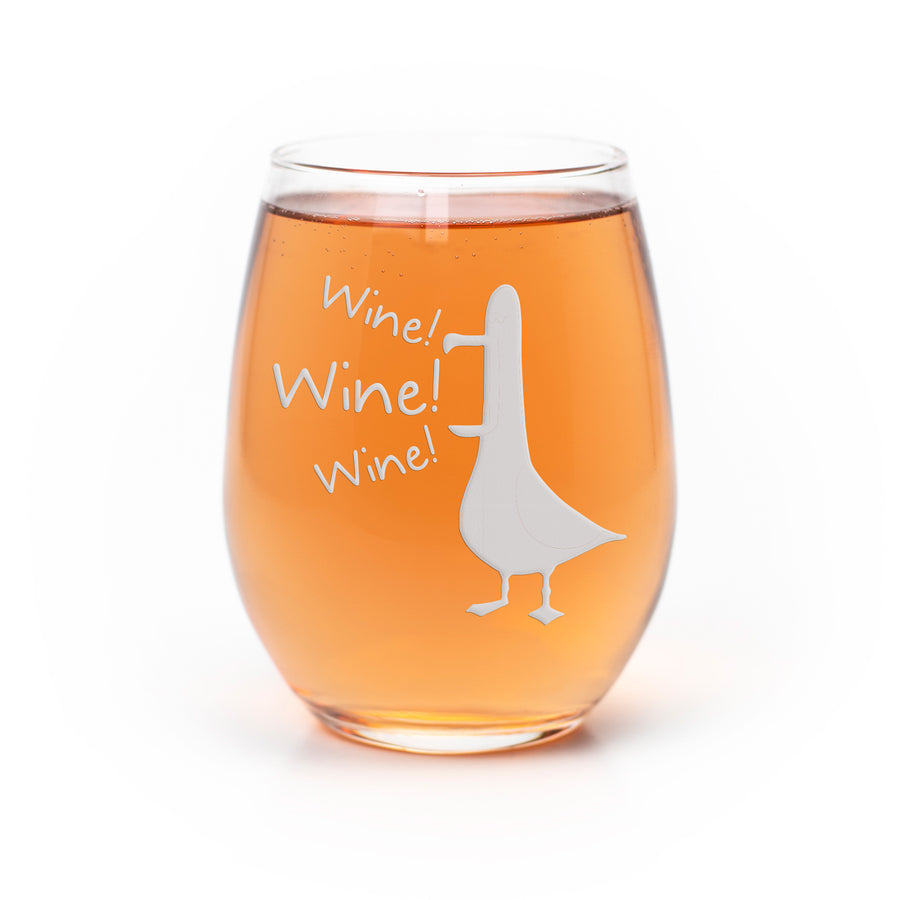 Wine Seagull Stemless Wine Glass