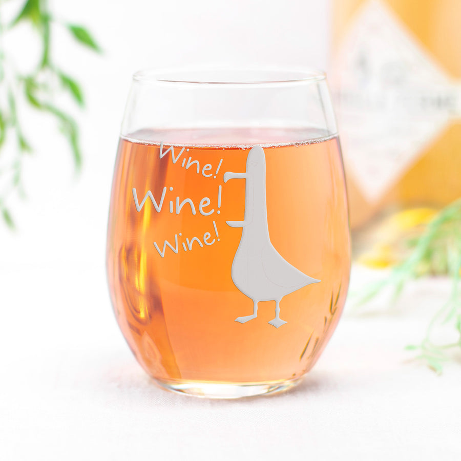 Wine Seagull Stemless Wine Glass