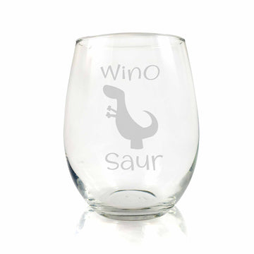 Winosaur Stemless Wine Glass